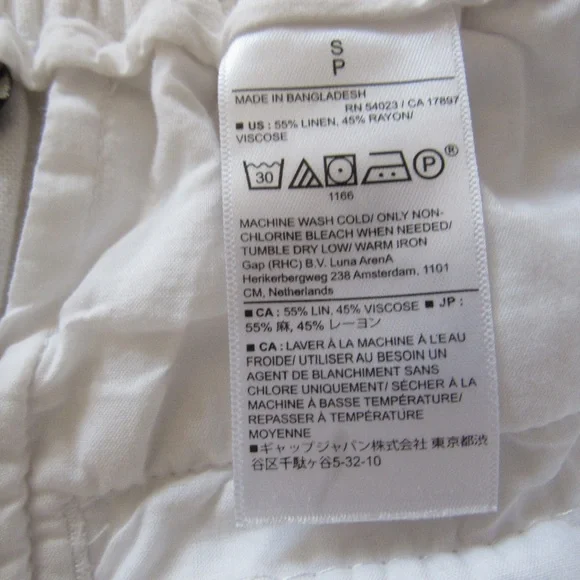 Banana Republic Factory Elegant White Wide-Leg Crop Pants - Picture 12 of 13